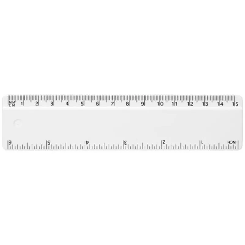Regla de plástico reciclado de 15 cm Refari